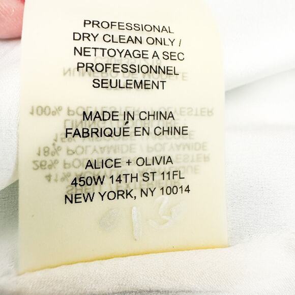 Alice + Olivia Tweed Wool Patterned Mini Skirt Blue Size M/L - Picture 5 of 8